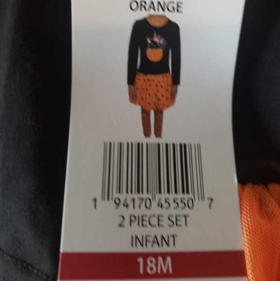 Counting Daises Black Cat Polka Dot Tutu Legging Set - Size 18M - Picture 8 of 12